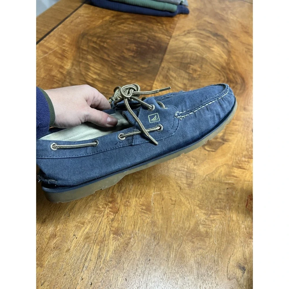Sperry Top-Sider Shoes Men's 11.5 Navy Authentic Original 2-Eye Boat 1779040